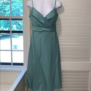 Teal Oleg Cassini dress